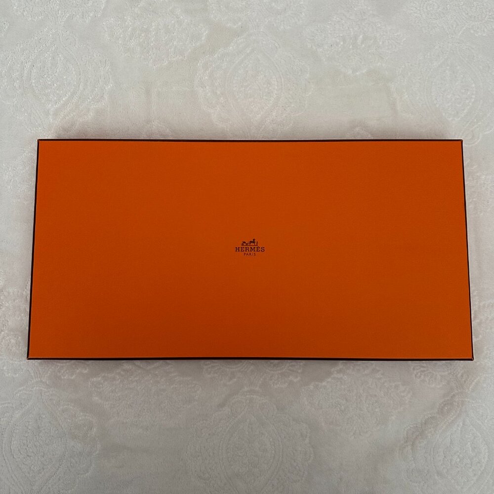 Hermes Authentic Empty Scarf Box - 14.25" x 7.25" x 1.00"